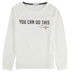*NWT* P.J. Salvage ‘You Can Do This- Coffee’ Sweater